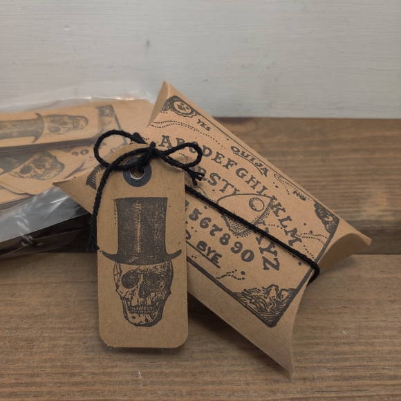 Hand Crafted Other - Hand Stamped Halloween Ouija Pillow Gift Pockets (20)